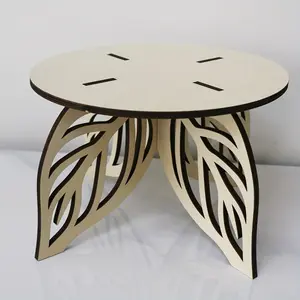 1-piece Plant Stand with Wooden Leaves | Sturdy Frame Design | Indoor Plant Stand | Modern Decor | Decorative plant stand perfect for indoor plants, ideal for home or office decor,