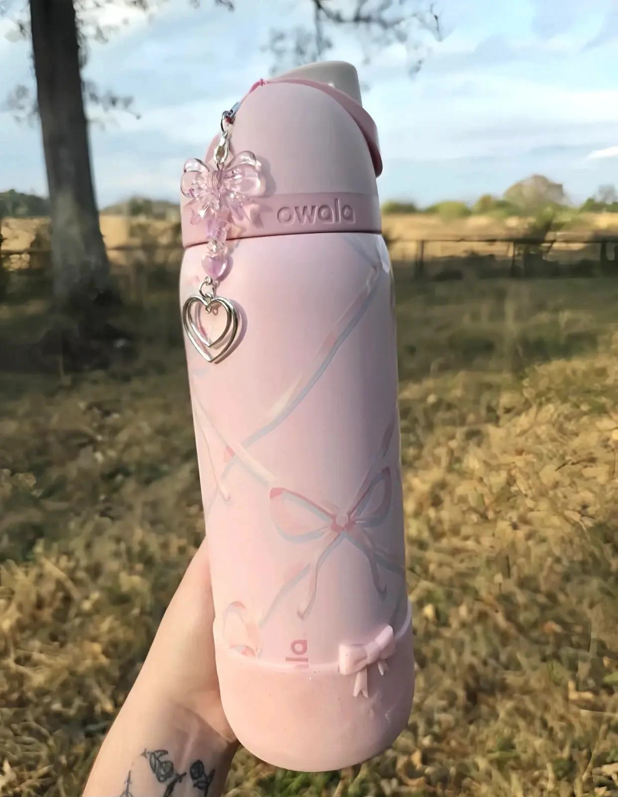 Owala 24/32oz FreeSip Stainless Steel Water Bottle – Sugar Plum Fairy-2026 Gift
