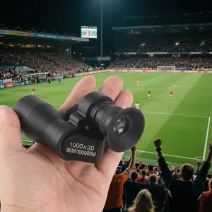 Mini Pocket Telescope, High Definition Compact Monocular with Smartphone Clip – Perfect Birthday/Father’s Day Gift for Dad & Son, Ideal for Outdoor Exploration, Camping, Wildlife Watching