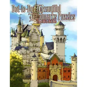 Dot-to-Dot Beautiful Landmarks: Puzzles from 386 to 864 Dots Paperback – September 28, 2017