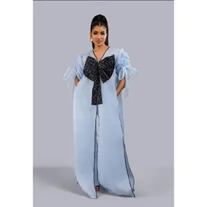 BLUE KIMONO PANT SET