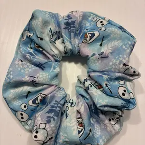 Frozen Snowman Hair Scrunchie