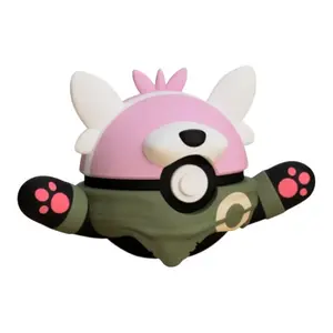 Wilderness Bewear Poke Ball - Inspired 3D Printed Collectible
