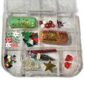 Christmas Sensory dough boxes Christmas tree merry Christmas non toxic box kit Christmas craft Christmas activity winter