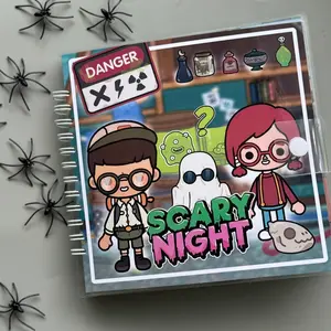 Halloween activity book, busy book, educational paper dress up dolls, toddler paper doll house, lulu printable paper dolls