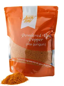 Powdered Red Pepper Ata Gungun Spicy - Nigerian Spice Blend for Authentic Flavors