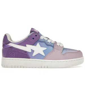 BAPE Men's A Bathing Ape Bape SK8 Sta Purple Gradient Skateboarding Shoes, from StockX