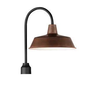 Pier M One Light Post Lantern Empire Bronze / Black