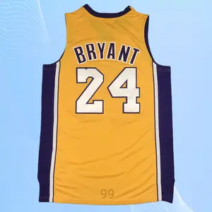 Men's stitched Basketball Jersey Men's Sleeveless Gold 2006-07