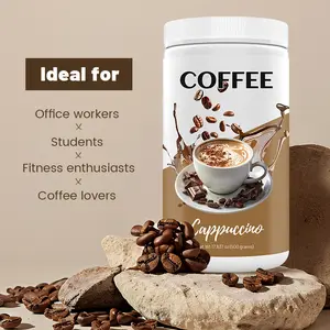 Coffee Cappuccino Flavor Beverage Creamy with L-Carnitine a Dietary Supplement Product