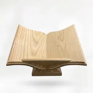 Wooden Christian Bible Holder Stand - Wood Religious Home Decor Accessory, Ideal for Personal Use and Gifting