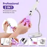 Mini UV LED Nail Lamp with Gift Box, Adjustable Stand, USB Gel Nail Drying Machine, Fast Dry, Touch + Sensor, DIY Home Salon Manicure Tool