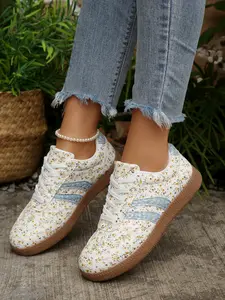 Women's Flat Casual Shoes, Spring New Arrival, Comfortable Anti-Slip Sneakers, Lightweight Sporty Boardwalks, Versatile Hiking Footwear, Trainer, Sports Shoes