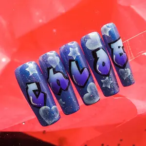 Graffiti Letters Nail Stencils