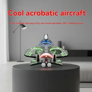 Foam Remote Control Plane, RC Drone Helicopter Fighter Jet, 360° Flip, Stunt Roll, Kids Boys Adults Beginner Toy Gift, Remote Control Aircraft (3 AAA batteries need to be purchased for remote control)