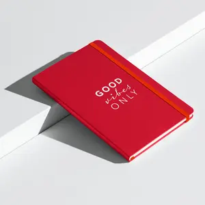 Good Vibes Only Blank Journal, UltraHyde Cover Paper, 80 Lined Cream-Colored Pages Notebook