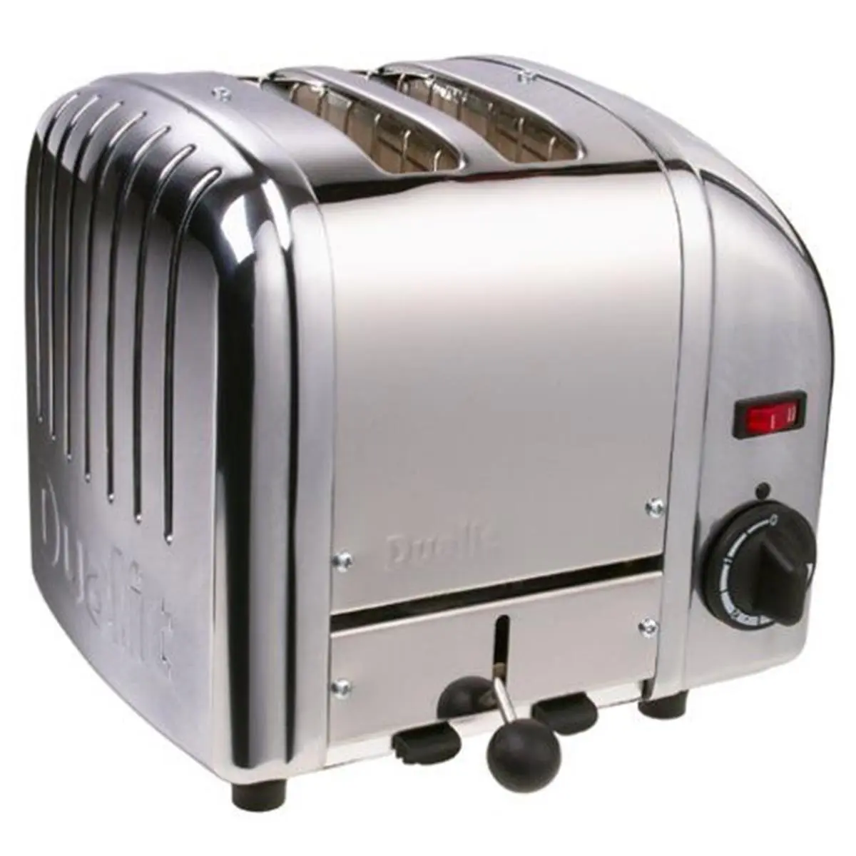 212 MAIN Commercial 2-Slice Vario Metal Toastie Machine (20293, Polished Chrome Finish Stainless Steel) - Adjustable, Award-Winning Proheat Design, 28mm Slots, Automatic Shutoff, Removable Tray, Dual-Serve Countertop Device for Commercial Users