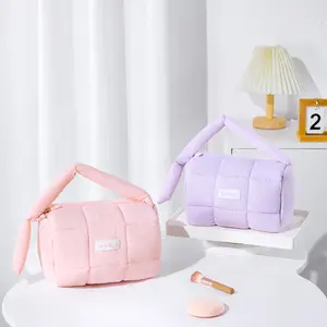 MINISO Puff Series Portable Handheld Storage Bag | Cute Lightweight Organizer Pouch for Makeup, Travel & Daily Use