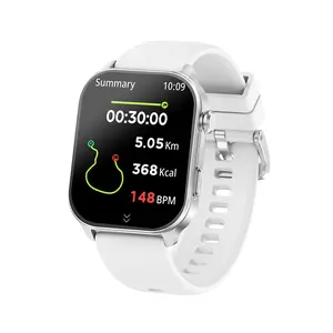 1ATM Water Resistance Smart Watch GPS Compass Build-in 2.0Inch Touch Screen Bluetooth Call Message Notification Music Control Voice Assistant Watches Support Fitness Tracker Compatible Android IOS Phones
