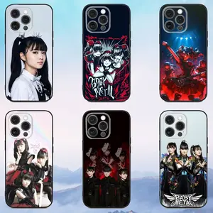 B-Babymetal Japanese Idol Phone Case For iPhone17, 16e,16,15,14,13,12,11,Pro,X,XS,Max,XR,Plus,Mini Soft Black Cover