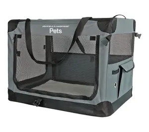 Ashfield & Harkness Collapsible 30in Soft Dog Crate