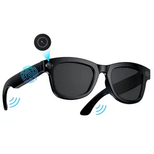 Multifunctional Wearable Smart Glasses, HD Camera, Wireless Calling & Music, Voice Assistant, Portable Sports Design, Unisex Outdoor Use, Smart Eyewear