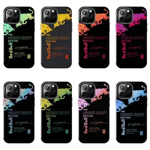 Red Bull Red Bull Energy Phone Case | Night Shift Edition Compatible with iPhone 17 16 15Pro, 14, 13, 12, 11, 8, XR Mini, Pro Max, Plus & SAMSUNG GALAXY 21 S22 S23 S24 25 ULTRA PLUS Accessories Protection unisex