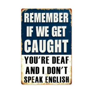 Funny Man Cave Room Signs Men Accessories Sign For Garage Home Bedroom Bar Wall Decor 12x8 Inch