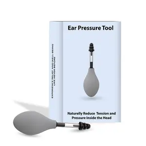 Ear Pressure Relief Tool, Natural Stress Reduction Device, Inner Ear Pressure Stimulation, Ear Massage Equipment, Relaxation Aid, Single Pack