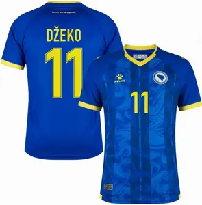 [Custom Name&Number] Bosnia and Herzegovina Home Soccer Jersey Džeko 11 - Football Shirt 2026, Gift For Dad, Fathers day