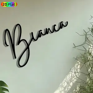 1pc "Yvana" Signature Metal Wall Art, Calligraphic Name Statue Mural, Artistic Metalwork, Intricate Craftsmanship, Perfect for Anniversary, Housewarming Decor, Perfect for Bedroom Living Room Office Decor, Ideal Gift for Personalized Decor Enthusiasts.