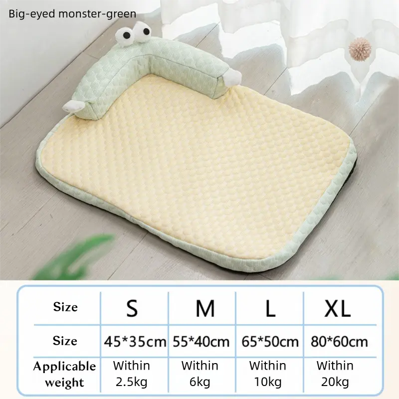 Green big-eyed monster