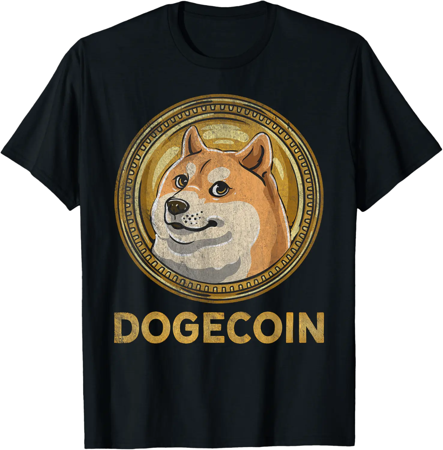 DOGE Logo Dogecoin Crypto Coin Token Meme Coin T-Shirt - Joelalbe Shop 61B0963NZBW5