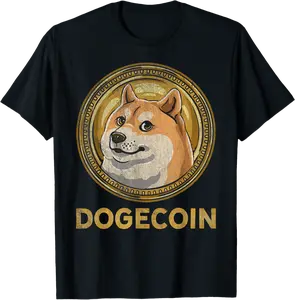 DOGE Logo Dogecoin Crypto Coin Token Meme Coin T-Shirt - Joelalbe Shop 61B0963NZBW5