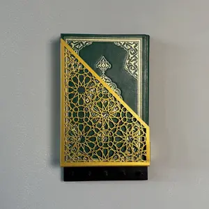 Metal Floating Quran Box and Rosary Hanger - Quran and Key Holder & Storage