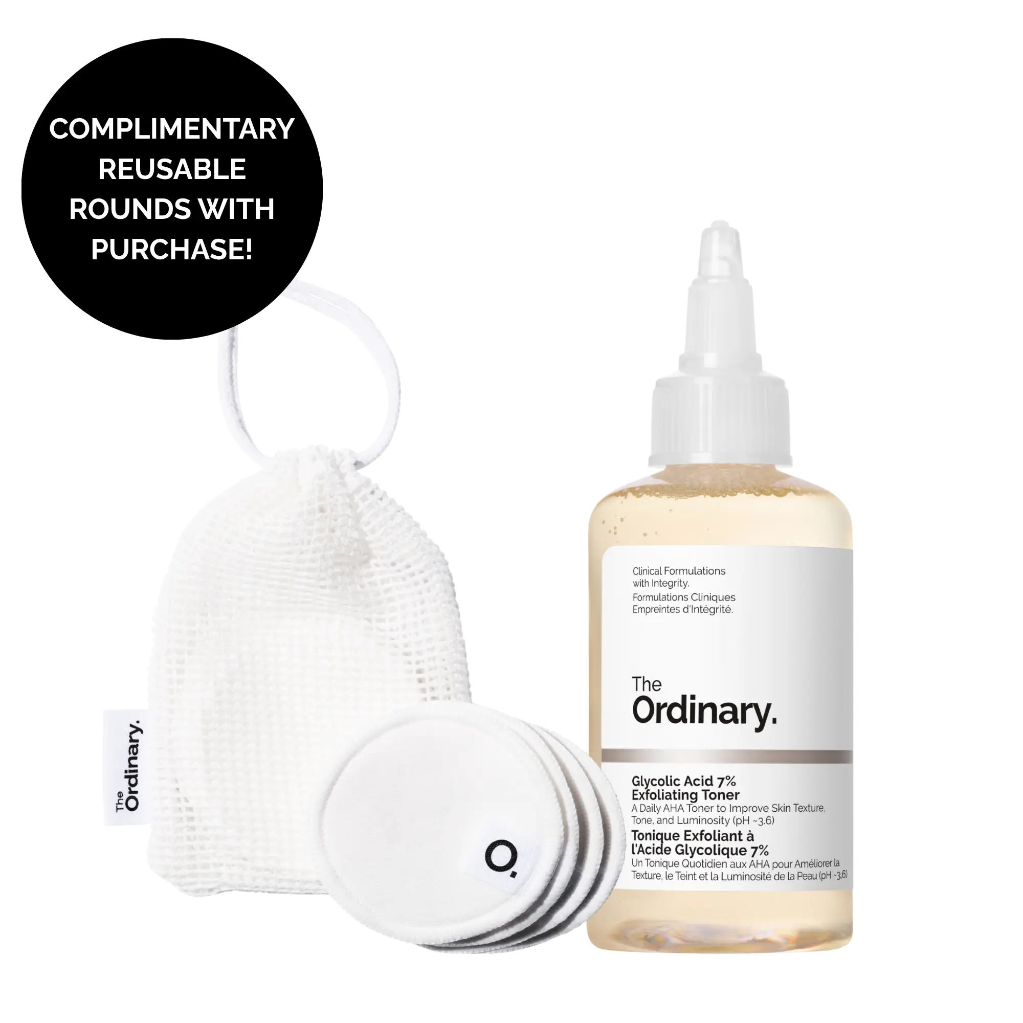 The Ordinary Glycolic Acid 7% Exfoliating Toner, Brightening and Smoothing Daily Toner for More Even-Looking Skin Tone