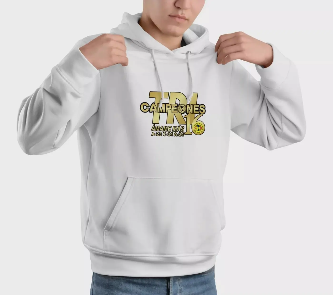 America Tricampeon Apertura 2024-2025 Llego la 16 Amor Eterno Hoodie