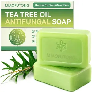 3PCS Antifungal Antibacterial Tea Tree Soap for Face & Body  Acne Care Body Wash Cleansing Gentle skincare