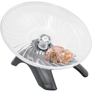 Hermit Crab Climbing Toys, Running Wheel and Tank Accessories Supplies, Suitable for Hermit Crab, Hamster and Rat
