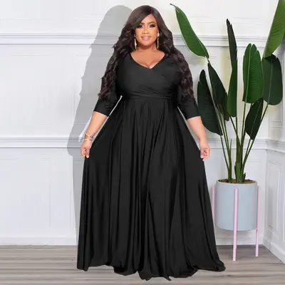 Plus Size Empire Waist Dress Wedding Teception