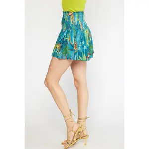 Topical Cheetah Shorts