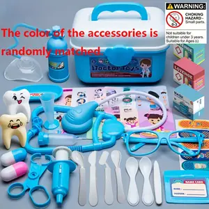 Kids Doctor Toy Set for Girls, Realistic Nurse Stethoscope Dental Play Medical Tools, Interactive Pretend Playset for Children