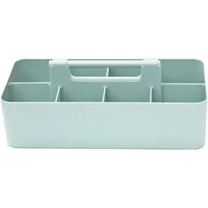 Portable Caddy 8 Compartments Tote Basket with Handle DIY Dividers American Made Supply Storage Organizer for Bathroom Office Crafts School Supplies