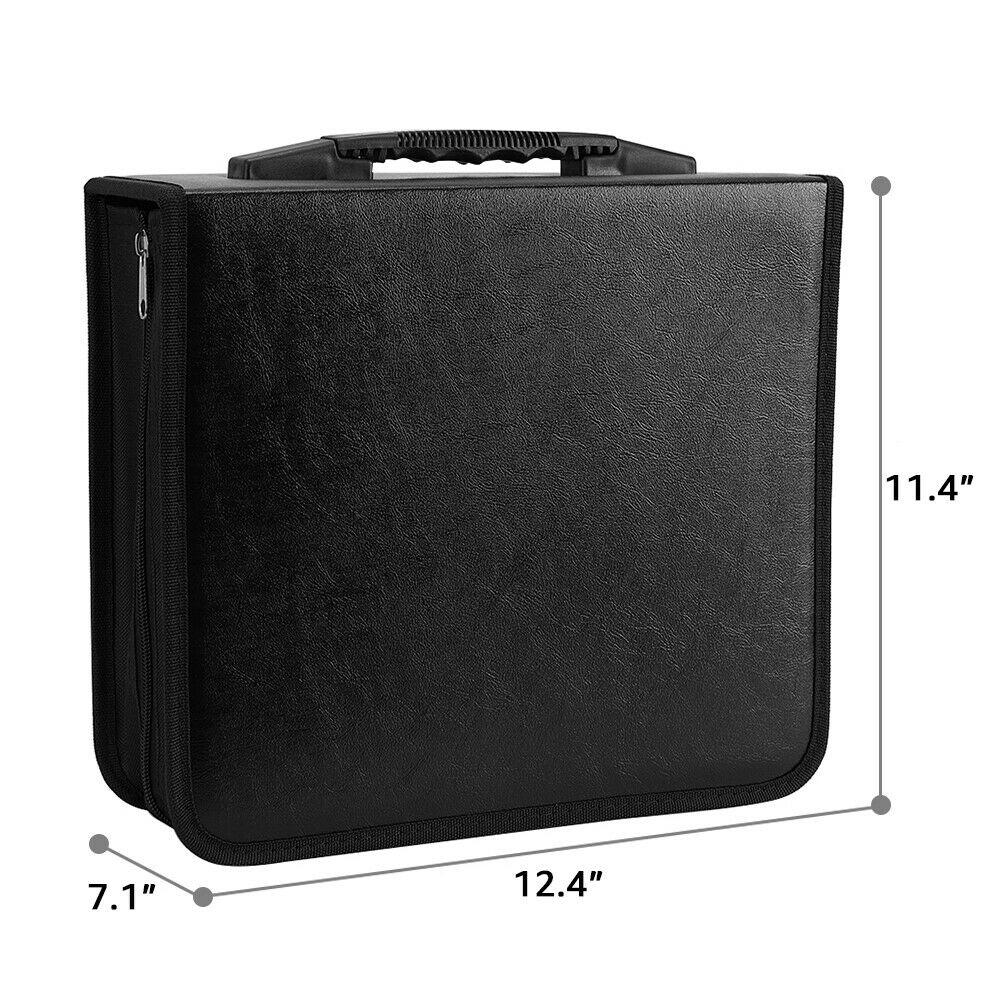 520 Disc CD DVD Organizer Holder Storage Case Bag Wallet Album Media Video Black 520 Disc CD DVD Organizer Holder Storage Case Bag Wallet Album Media Video Black