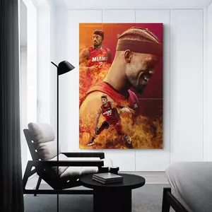 Jimmy Butler Poster Wall Art Canvas Print Poster Home Bathroom Bedroom Office Living Room Decor Canvas Poster Canvas Wall Posters And Art Picture Print Modern Family Bedroom Decor Posters Decoration Photo