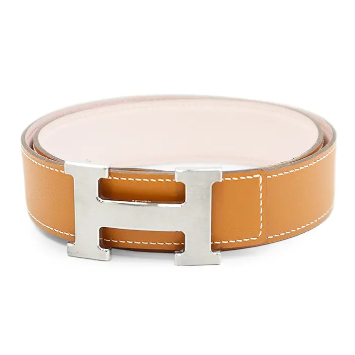 Pre-owned HERMÈS Others Small Leather Goods Hermes Constance Leather Belt
