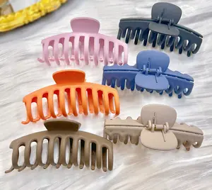 6Pack Large Hair Claw Clips, Matte Finish,Hair Claws Matte Colors,Autumn Winter Pure Color French Hair Claw,Hair Accessories,Birthday Gift