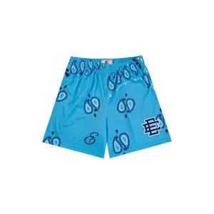 Eric Emanuel EE Basic Short Baby Blue Paisley/Navy (men) by StockX