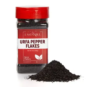 Eastanbul Urfa Pul Biber, Urfa Pepper Flakes,Isot,Blackish-Red Pepper,5.6oz Salt Flavor