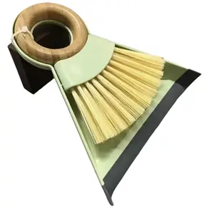 Household Cleaning Tools Desktop Cleaning Mini Broom and Dustpan Set Wooden Handle Hanging Household Brush